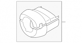 Lower steering column trim for Subaru Forester 2013 SH