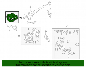 Subaru Forester 08-13 SH steering column surround