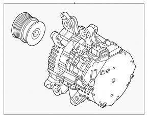 Volvo XC60 22-23 B5, B6 Generator