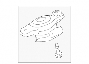 Engine mount right Subaru XV Crosstrek 18-23