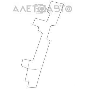 Right front bumper bracket for Toyota Highlander 14-19