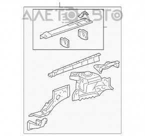 Front left quarter Lexus RX300 RX330 RX350 RX400h 04-09 silver, with central pillar