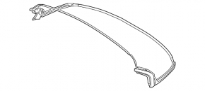 Rear convertible roof seal with moldings BMW 4 F33 14-20 convertible, matt chrome