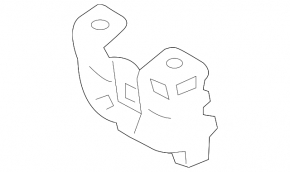 Hood lock right Infiniti Q50 14-20