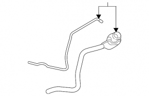Lexus IS250 Fuel Filler Neck 14-21