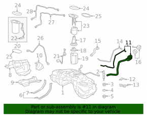 Lexus IS250 Fuel Filler Neck 14-21