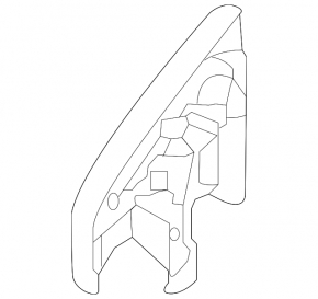 Mirror cover inner left Infiniti QX30 17- with tweeter