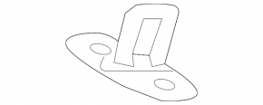 Hyundai Ioniq 17-22 trunk lock hook