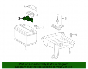 Positive terminal of battery Lexus UX200 19-