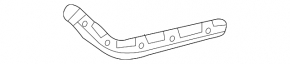 Rear bumper mount right Hyundai Santa FE Sport 13-18