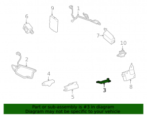 Antenna Keyless Lexus CT200h 11-17