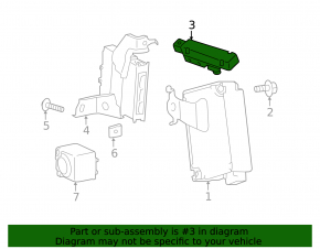 Antenna Keyless Lexus CT200h 11-17