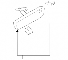 Subaru Forester 25-26 interior mirror