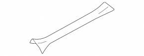 Door sill trim front left Subaru XV Crosstrek 18-23