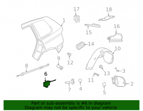 Fuel filler flap lock Porsche Cayenne 958 11-16