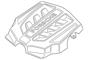 Engine Cover Porsche Macan 17-21 2.0T