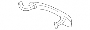 Door handle outer front left Porsche Macan 15-