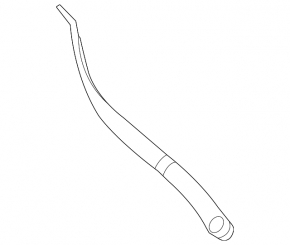 Left wiper arm Kia Soul 14-19