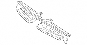 Mercedes W167 GLE 350 450 20-23 AMG radiator grille bracket pkg