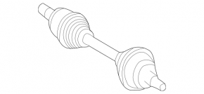 Drive axle shaft front left Mercedes W213 E 17-23 AWD