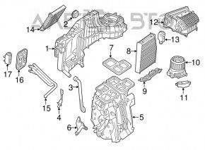 Mercedes GLA 14-20 Air Conditioner Heater Valve