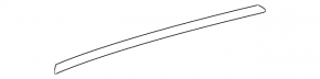 Upper rear right door molding Mercedes GLC 16-22 chrome