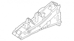 Front right side member Nissan Pathfinder 22-26