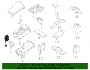 Distribution plate of battery Ford C-max MK2 13-18
