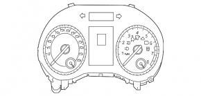 Instrument cluster Mercedes CLA 250 14-16 34k