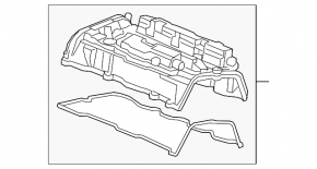 Valve Cover Honda Civic X FC 16-21 K20C2 2.0
