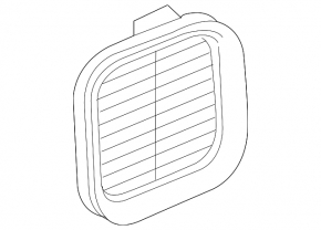 Air intake grille BMW X3 G01 18- 2.0T