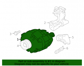 Generator Mitsubishi Galant 04-12