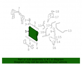 Radiator cooling water Mercedes W221 M273 KOYORAD