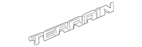 GMC Terrain 10-17 Tailgate TERRAIN Emblem