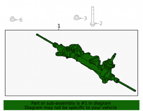 Electric steering rack for Nissan Ariya 23-25 with autopilot