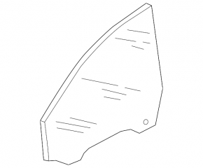 Front right door glass Audi A6 C8 19-