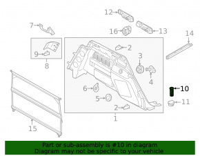 Audi A3 8V 15-20V rear center console cigarette lighter with backlight and plug