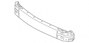 Front bumper reinforcement for Toyota Corolla 2017-2019