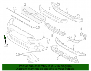 Subaru Crosstrek 24-26 Front Bumper Tow Hook Cap