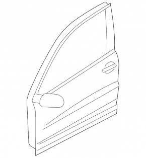 Front right door assembly for VW Tiguan 09-18