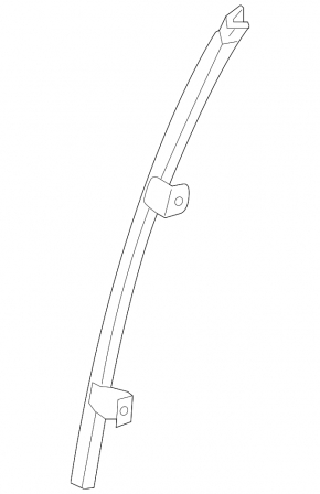 Subaru Outback 15-19 front left door glass guide