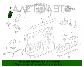 Front Right Window Regulator Chrysler Pacifica 17-