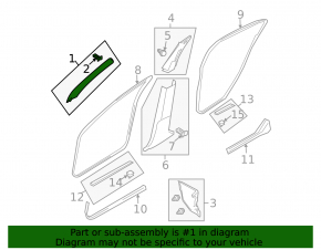 Left Front Pillar Cover for Infiniti G25 G35 G37 4D 06-11