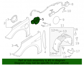 Hyundai Sonata 16-19 Charging Port Assembly