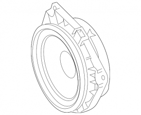 Rear right speaker Lexus IS 14-24