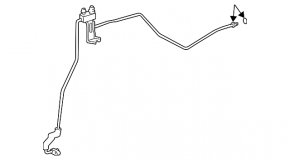 Toyota Prius 2009 2004-2009 Air Conditioner Heater-Condenser Tube