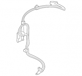 Front right ABS sensor for Toyota Prius V 12-17