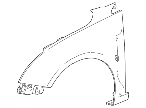 Front right wing Chevrolet Cruze 11-15 FPS