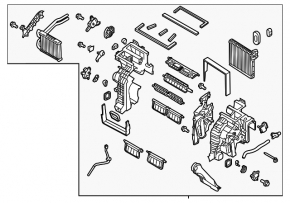 Heater assembly for Hyundai Santa FE Sport 13-16 type 1