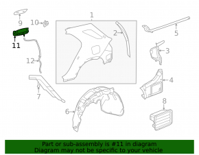Fuel filler flap housing Mercedes W167 GLE 350 450 20-23
